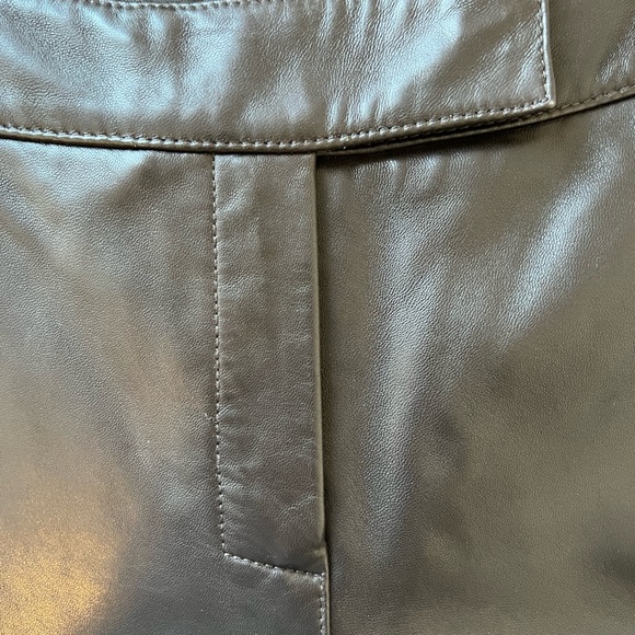 Lafayette 148 Leather Trousers - Picture 5 of 7